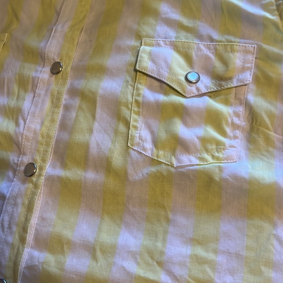 Neon striped wrangler pearl snap sleeveless - Picture 4 of 4